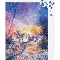 Galison Puzzle Kouzelná zasněžená krajina 1000 dílků