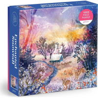 Galison Puzzle Kouzelná zasněžená krajina 1000 dílků