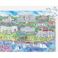 Galison Puzzle Michael Storrings Panská sídla v Newportu 1000 dílků