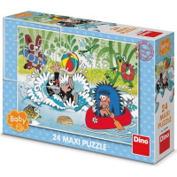 Dino Puzzle Krtek ve vodě 24 dílků maxi