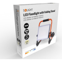 Solight LED reflektor se sklopným stojanem, 100W, 9000lm, 4000K, kabel se zástrčkou, IP65