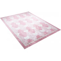 Dětský koberec EMMA - Srdíčka - růžový