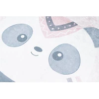 Dětský koberec EMMA - Panda indián - růžový
