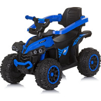 CHIPOLINO Odrážedlo se stříškou a vodící tyčí ATV Blue