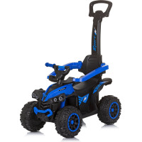 CHIPOLINO Odrážedlo se stříškou a vodící tyčí ATV Blue