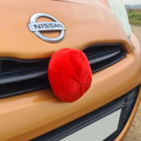 Sobí parohy a nos pro auto - vánoční dekorace