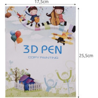 Kniha se šablonami pro 3D pero
