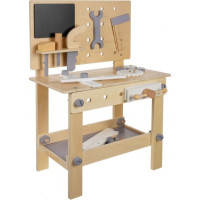 Dřevěný ponk s příslušenstvím - přírodní