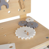 Dřevěný ponk s příslušenstvím - přírodní