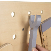 Dřevěný ponk s příslušenstvím - přírodní