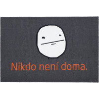 Rohožka Nikdo není doma 40x60 cm
