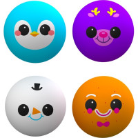 Schylling NeeDoh Sada mačkacích míčků Squishmas Squishkins