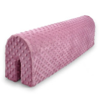 Chránič na dětskou postel MINKY 120 cm - starorůžový