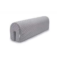 Chránič na dětskou postel MINKY 120 cm - šedý