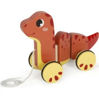 small foot Dřevěná tahací hračka Dino