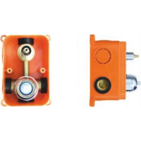 Sprchová podomítková baterie s přepínačem, Zuna, Mbox, kryt, chrom