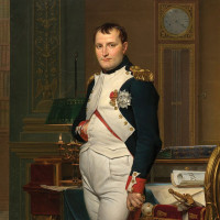 GRAFIKA Čtvercové puzzle Císař Napoleon ve své pracovně v Tuileries 1000 dílků
