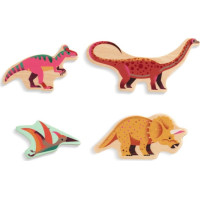 DJECO Dřevěná vkládačka Dino