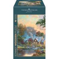 SCHMIDT Dřevěné puzzle Jednoduší časy II. 1000 dílků