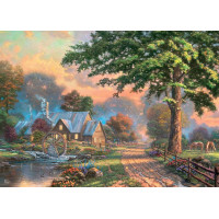 SCHMIDT Dřevěné puzzle Jednoduší časy II. 1000 dílků