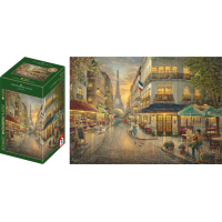SCHMIDT Dřevěné puzzle Pařížská kavárna 1000 dílků