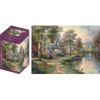 SCHMIDT Dřevěné puzzle Rodné jezero 1000 dílků