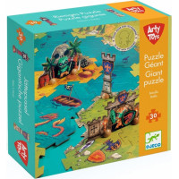DJECO Giant puzzle Bitva 30 dílků