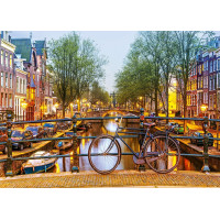 ALIPSON Puzzle Rozzářený Amsterdam 1000 dílků
