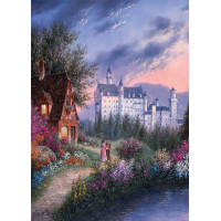 ALIPSON Puzzle Bavorský hrad 500 dílků