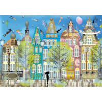 YAZZ Puzzle Belgické město 1000 dílků