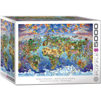 EUROGRAPHICS Puzzle Divy světa 5000 dílků