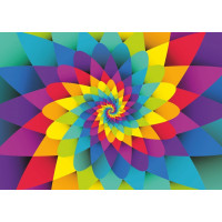 YAZZ Puzzle Duhová spirála 1000 dílků