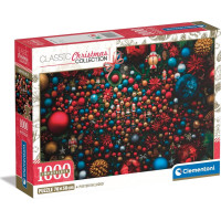 CLEMENTONI Puzzle Impossible: Vánoce 1000 dílků