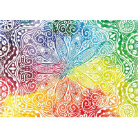 YAZZ Puzzle Květinová mandala 1000 dílků