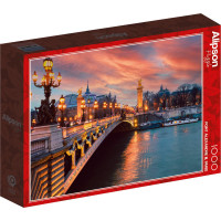 ALIPSON Puzzle Most Alexandra III, Paříž 1000 dílků