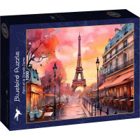 BLUEBIRD Puzzle Paříž et la Grande Dame 1000 dílků