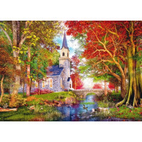 SCHMIDT Puzzle Podzimní kaple 1000 dílků