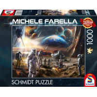 SCHMIDT Puzzle Poslední hranice: Průzkum vesmíru 1000 dílků