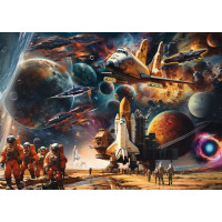 SCHMIDT Puzzle Půvab vesmírného cestování: Cesty do vzdálených galaxií 1000 dílků