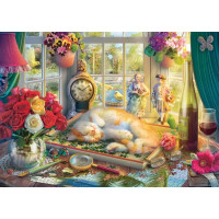 SCHMIDT Puzzle Skládání s kočkou 1000 dílků