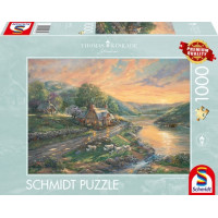 SCHMIDT Puzzle Svítání v Emerald Valley 1000 dílků
