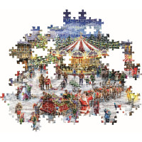 CLEMENTONI Puzzle Vánoční trhy 1500 dílků
