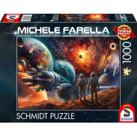 SCHMIDT Puzzle Vesmírné barvy: Putování kosmem 1000 dílků