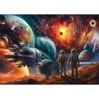 SCHMIDT Puzzle Vesmírné barvy: Putování kosmem 1000 dílků
