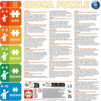 EDUCA Puzzle Outside,Inside Výletní loď 2x100 dílků
