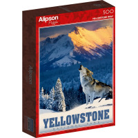 ALIPSON Puzzle Yellowstonský vlk 500 dílků