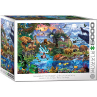 EUROGRAPHICS Puzzle Zvířata světa 5000 dílků