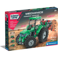 CLEMENTONI Science&Play Mechanická laboratoř Zemědělská technika 10v1