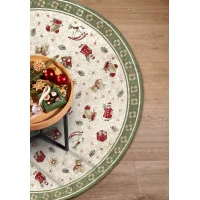 Kusový koberec Villeroy & Boch Toy's delight se střiženým vlasem 106218 Green, Multicolor kruh