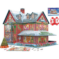 EUROGRAPHICS 3D puzzle Vánoční chaloupka 1100 dílků